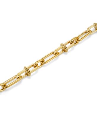 Women's Anchor Link Gold Tone Stainless Steel Bracelet