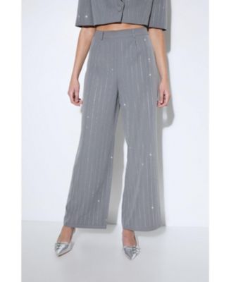 Women's Premium Embellished Straight Leg Pants