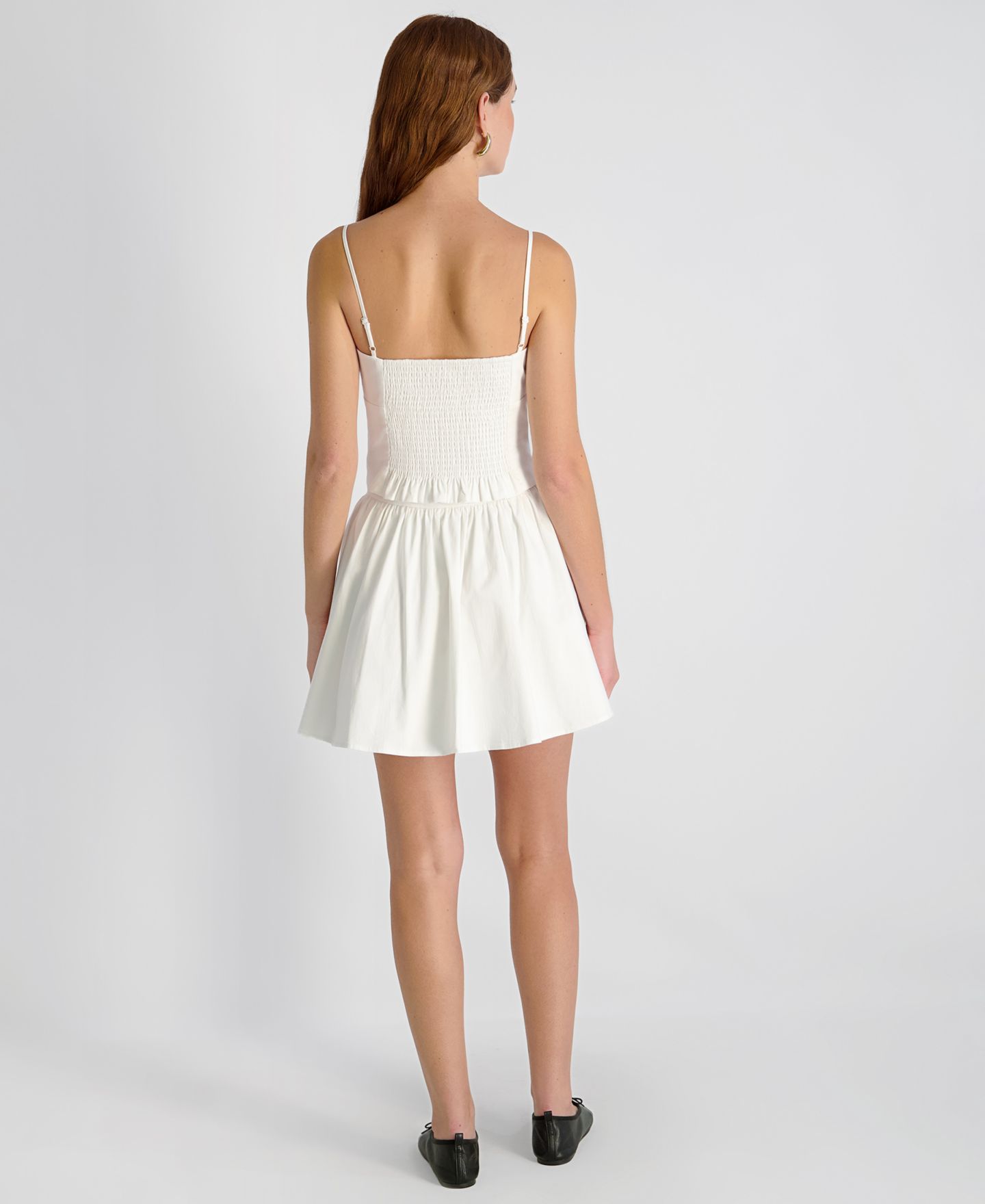 Женская юбка French Connection Side Zip Flare Mini, цвет: Морской — фото 9