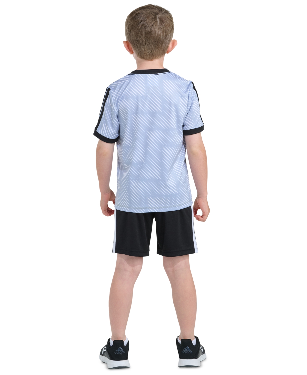 adidas Boys' 2T-7 Printed T-Shirt and Shorts, 2-Piece Set