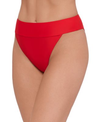 Women's Banded High Waist Swim Bottoms