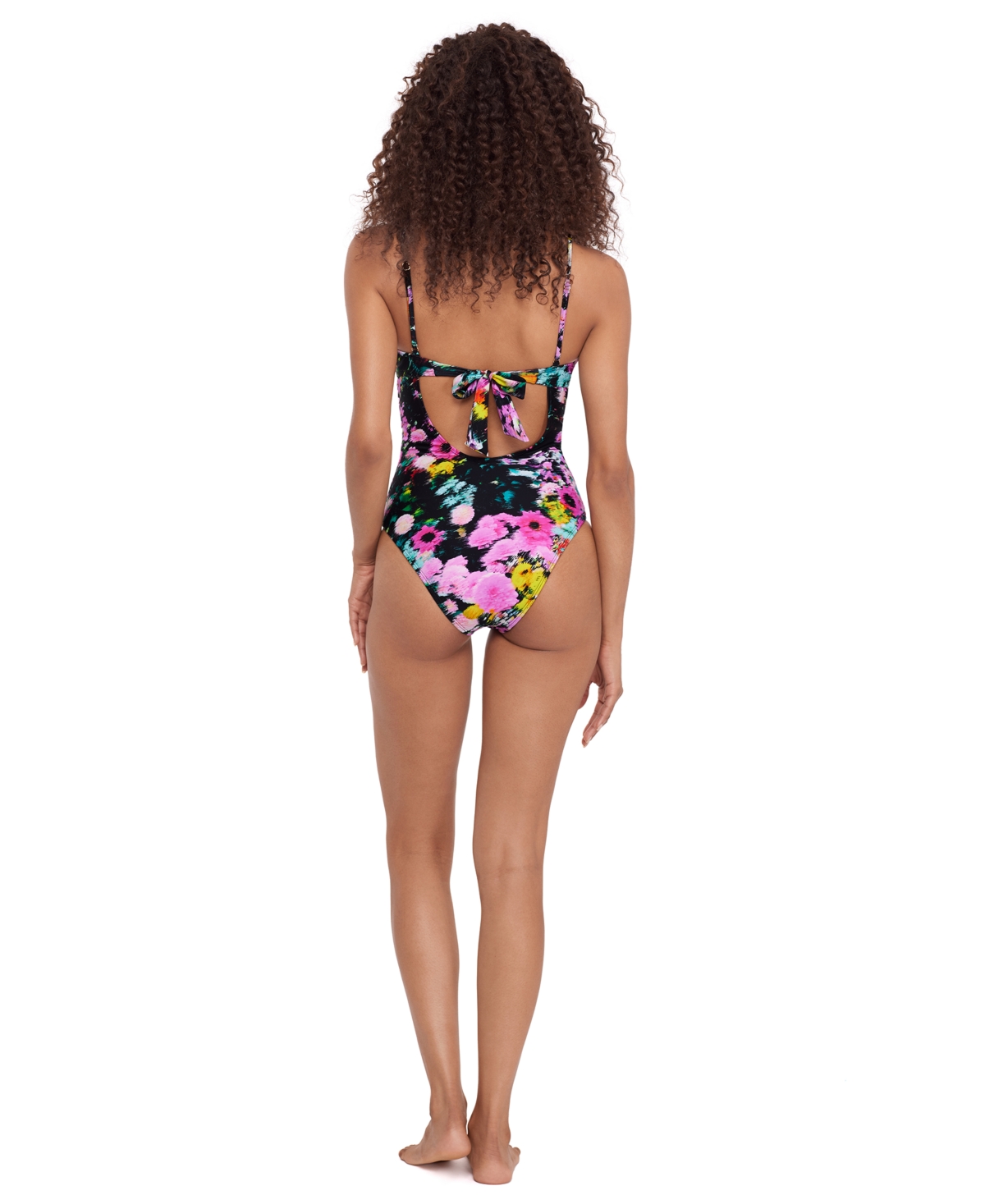 Steve Madden Women's Scoop Neck One-Piece Swimsuit