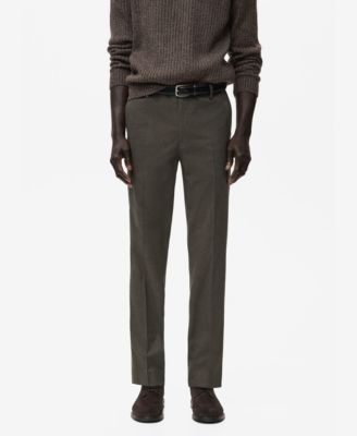 Men's Slim-Fit Flannel Pants