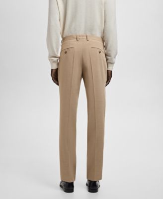 Men's Stretch Fabric Super Slim-Fit Suit Pants