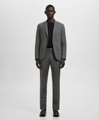 Men's Stretch Fabric Super Slim-Fit Suit Pants