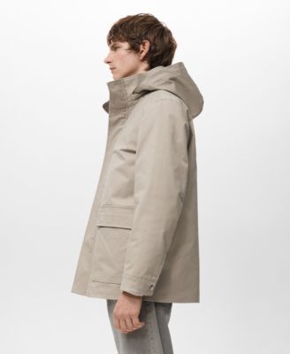 Men's Detachable Inner Hood Parka