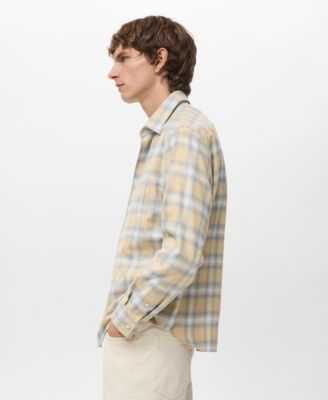 Men's Check Flannel Cotton Shirt