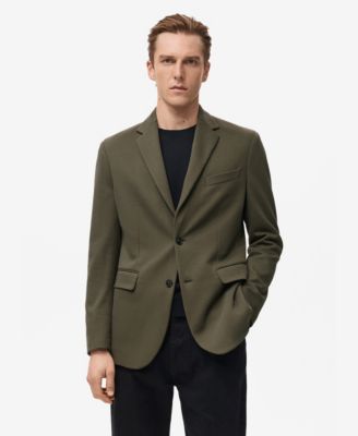 Men's Slim-Fit Textured Jacket