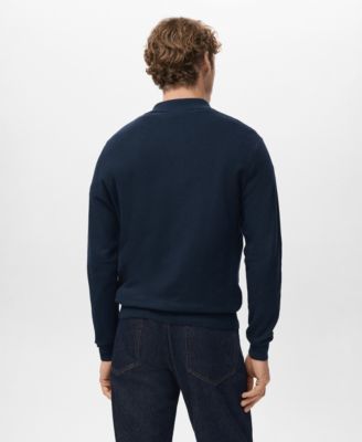 Men's Micro-Structured Cotton Polo Shirt