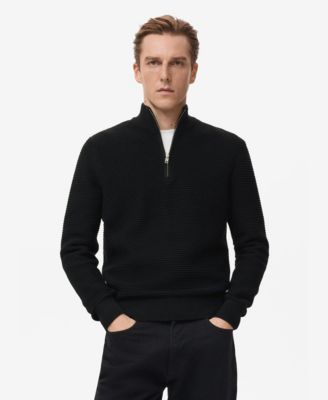 Men's Cotton Structured Sweater