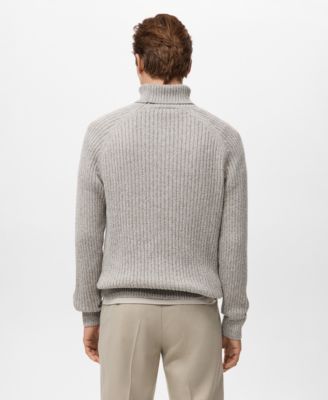 Men's Wool-Blend Turtleneck Sweater