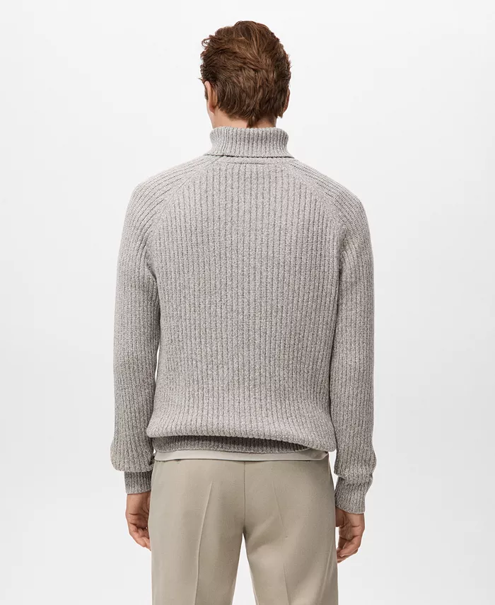 Men's Wool-Blend Turtleneck Sweater - thumbnail 3
