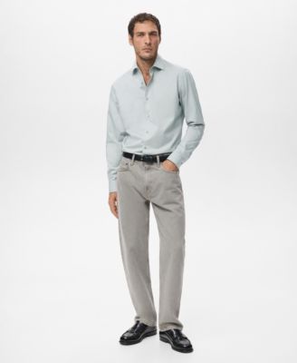 Men's Slim-Fit Lyocell Cotton Shirt