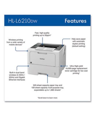 HLL6210DW Business Monochrome Laser Printer