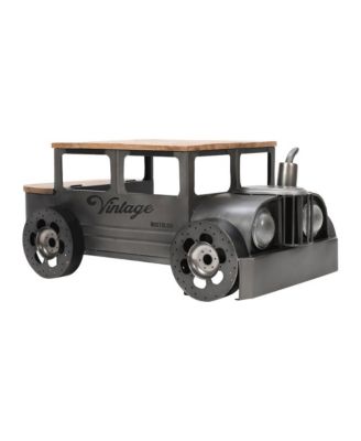 Roadie 41" Vintage Truck Solid Wood and Metal Unique Coffee Table with Storage