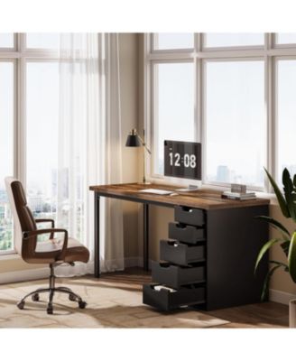 Modern Computer Desk, Simple Style, 47 Inches PC Desk