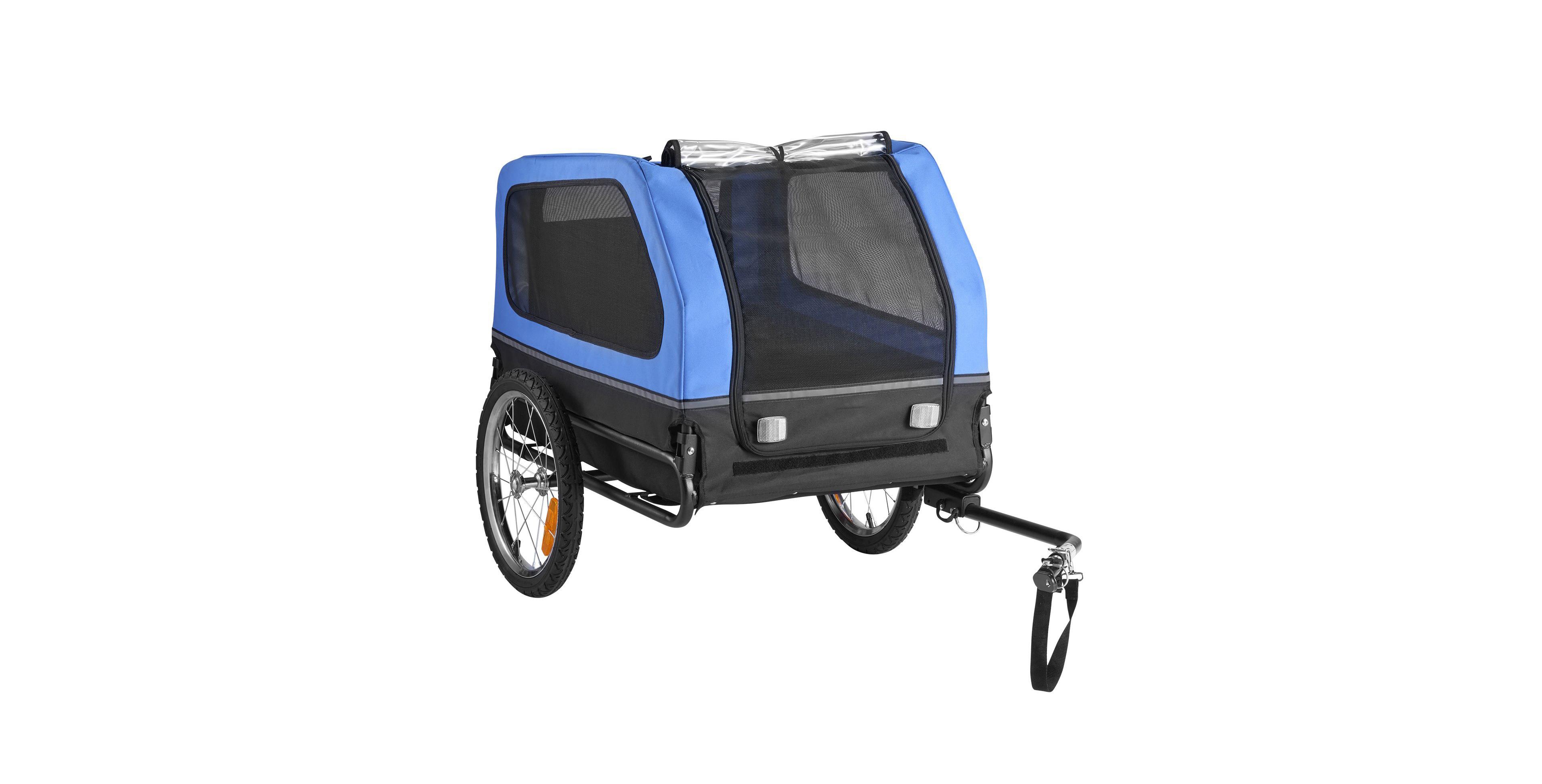 Cozito Foldable Pet Bike Trailer with Internal Leash, Holds up to 88 lbs.