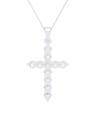 Lab-Grown Diamond Pendant Necklace (1 ct. t.w.) in Sterling Silver
