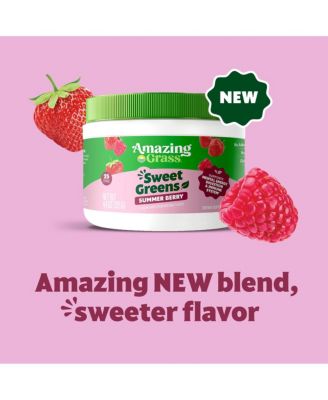 Sweet Greens Superfood Powder, Summer Berry, 25 Servings