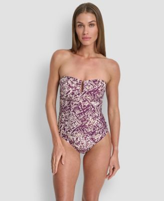 Women's Shirred One-Piece Swimsuit