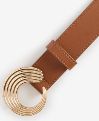 Circle Wave Buckle Belt