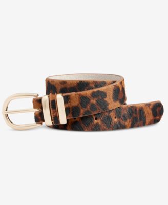 Triple Keeper Calf-hair Belt