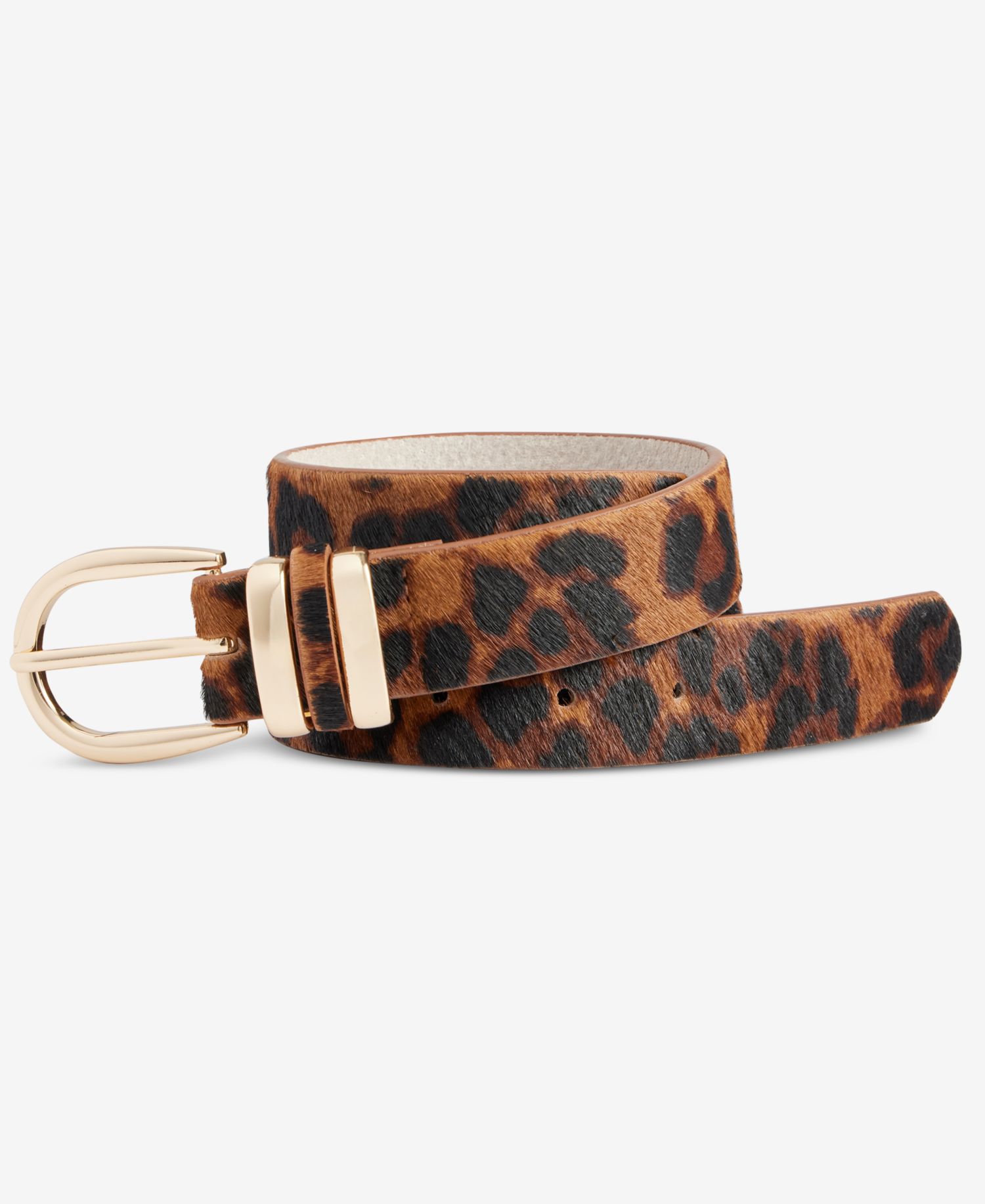 Triple Keeper Calf-hair Belt