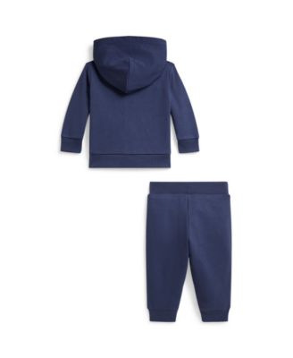 Baby Boys' Full-Zip Hoodie & Pants, 2-Piece Set