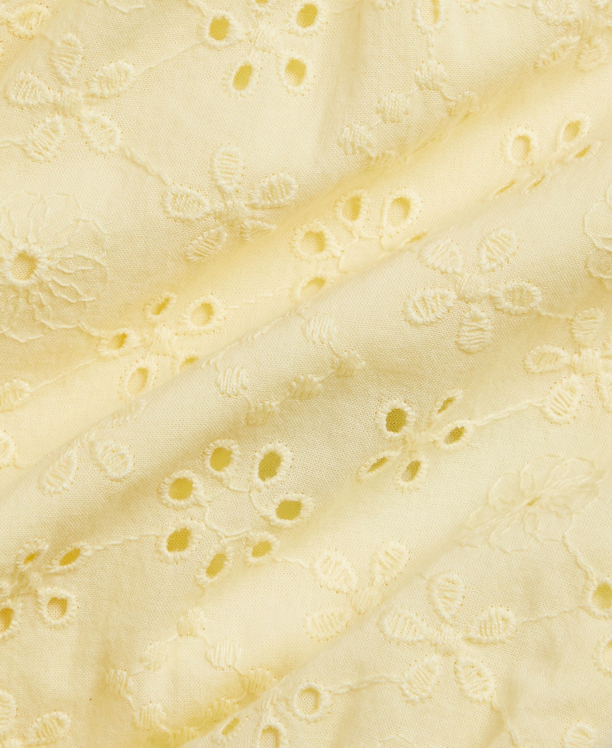 Polo Ralph Lauren Baby Girls' Eyelet Straight Neck Shortall and Hat, 2-Piece Set