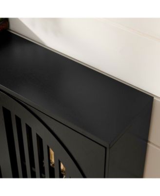 Fluted Sideboard Cabinet with Outlets