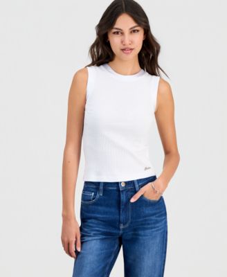 Women's Charline Sleeveless Ribbed-Knit Top image