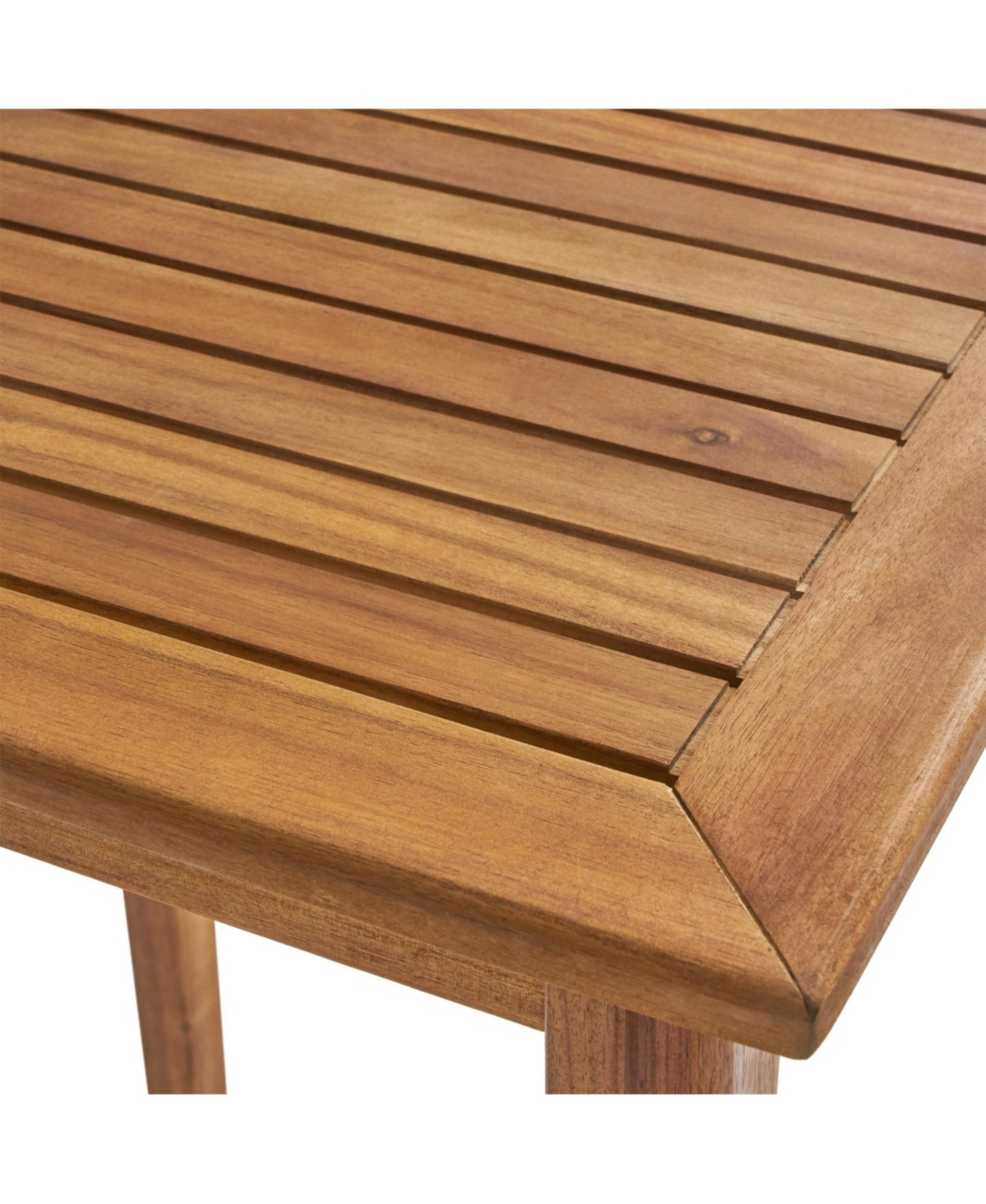 Streamdale Furniture Acacia Wood Bar Table - Sleek & Weather-Resistant