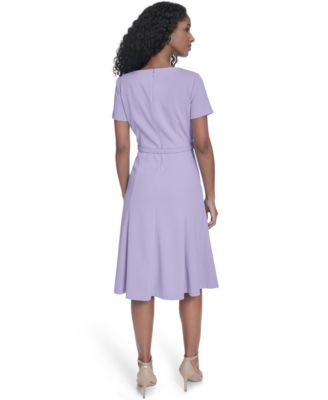 Women's Square Neck Midi Dress