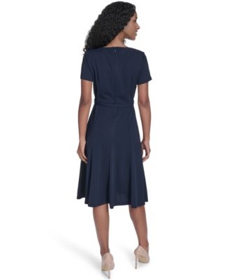 Women's Square Neck Midi Dress