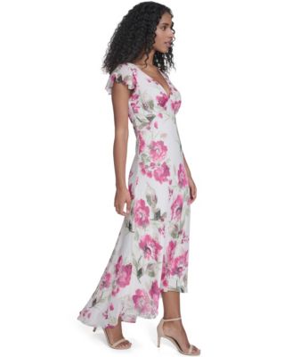 Women's V-Neck Maxi Dress