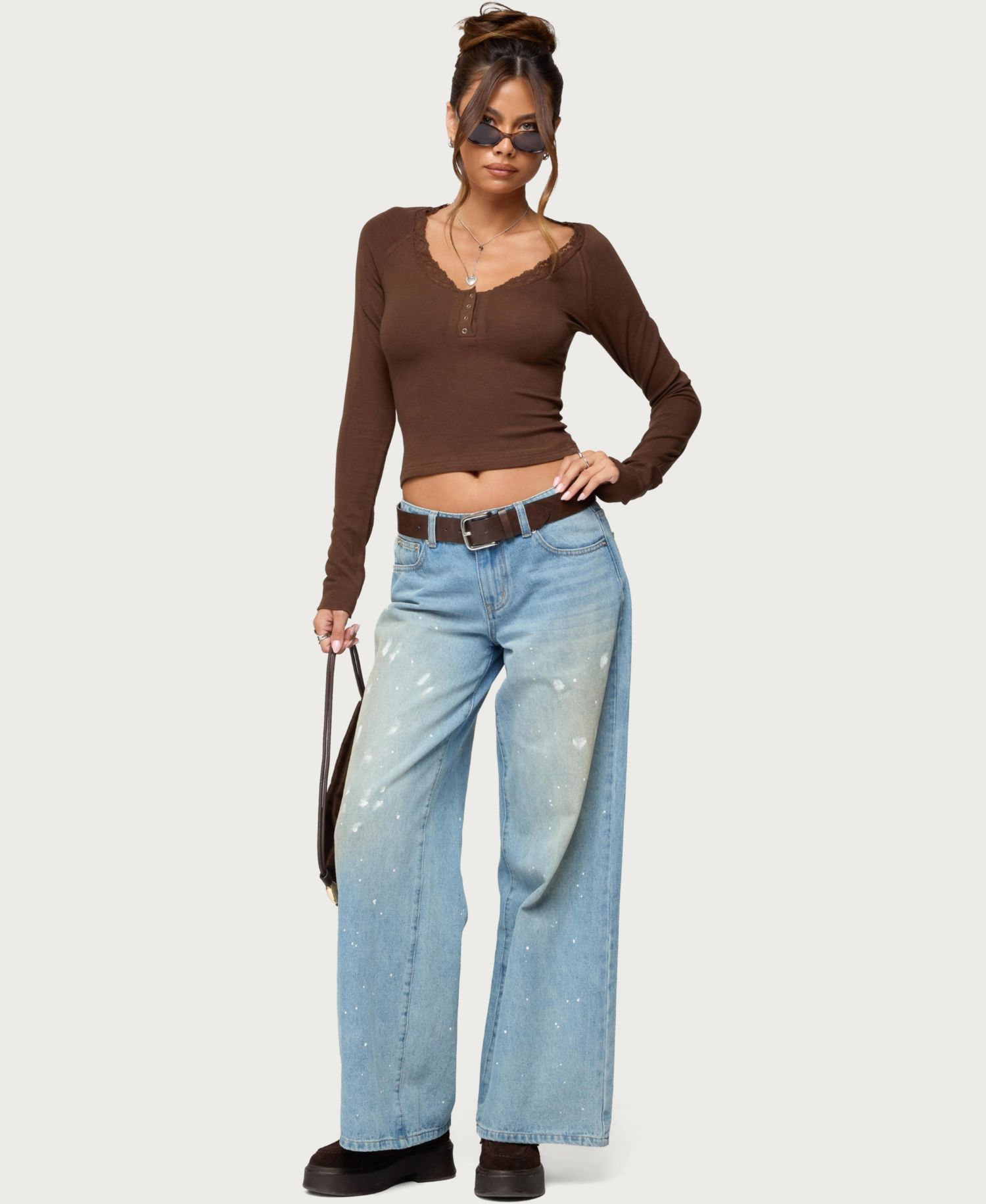 Women's Shanah Lacey Henley Top