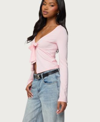 Women's Scarlette Tie Front Top