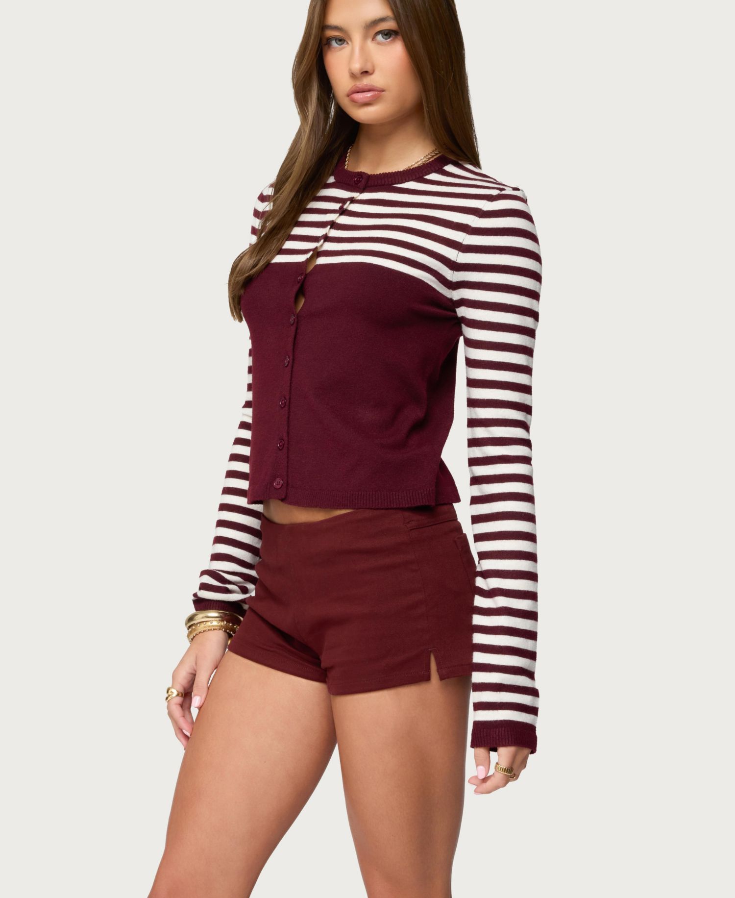 Women's Goni Stripey Knit Cardigan