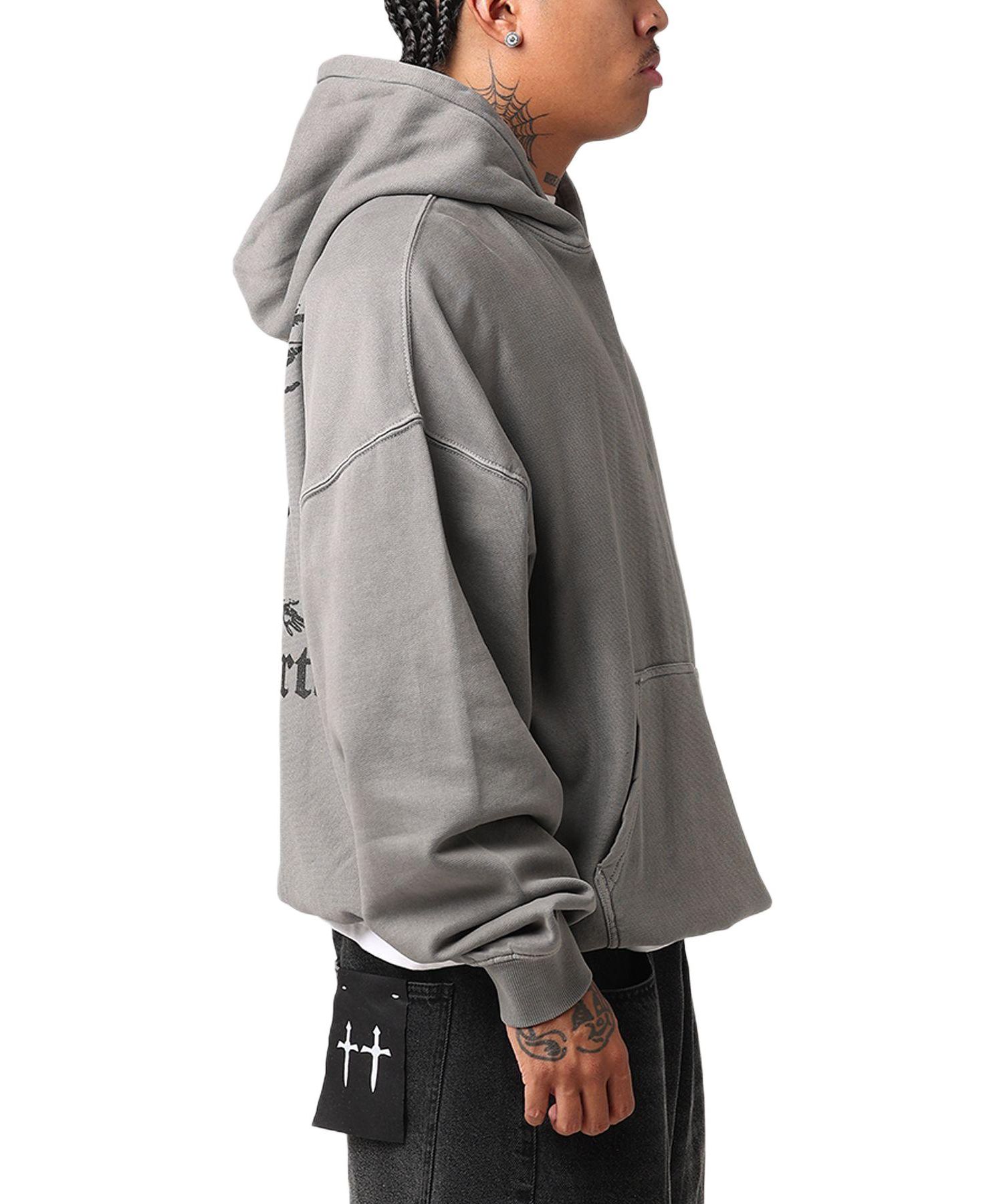 Men's Ethereal Hoodie Washed Charcoal