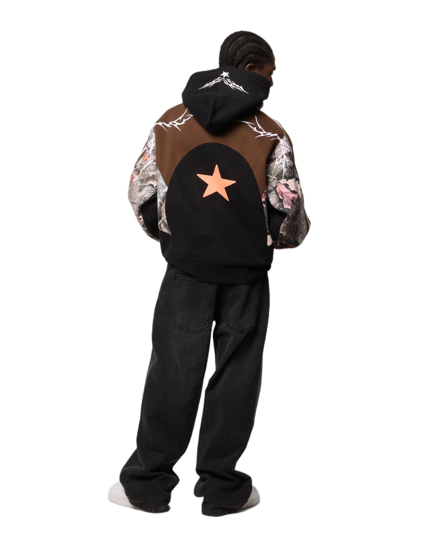 Men's Hunter Patchwork Hoodie