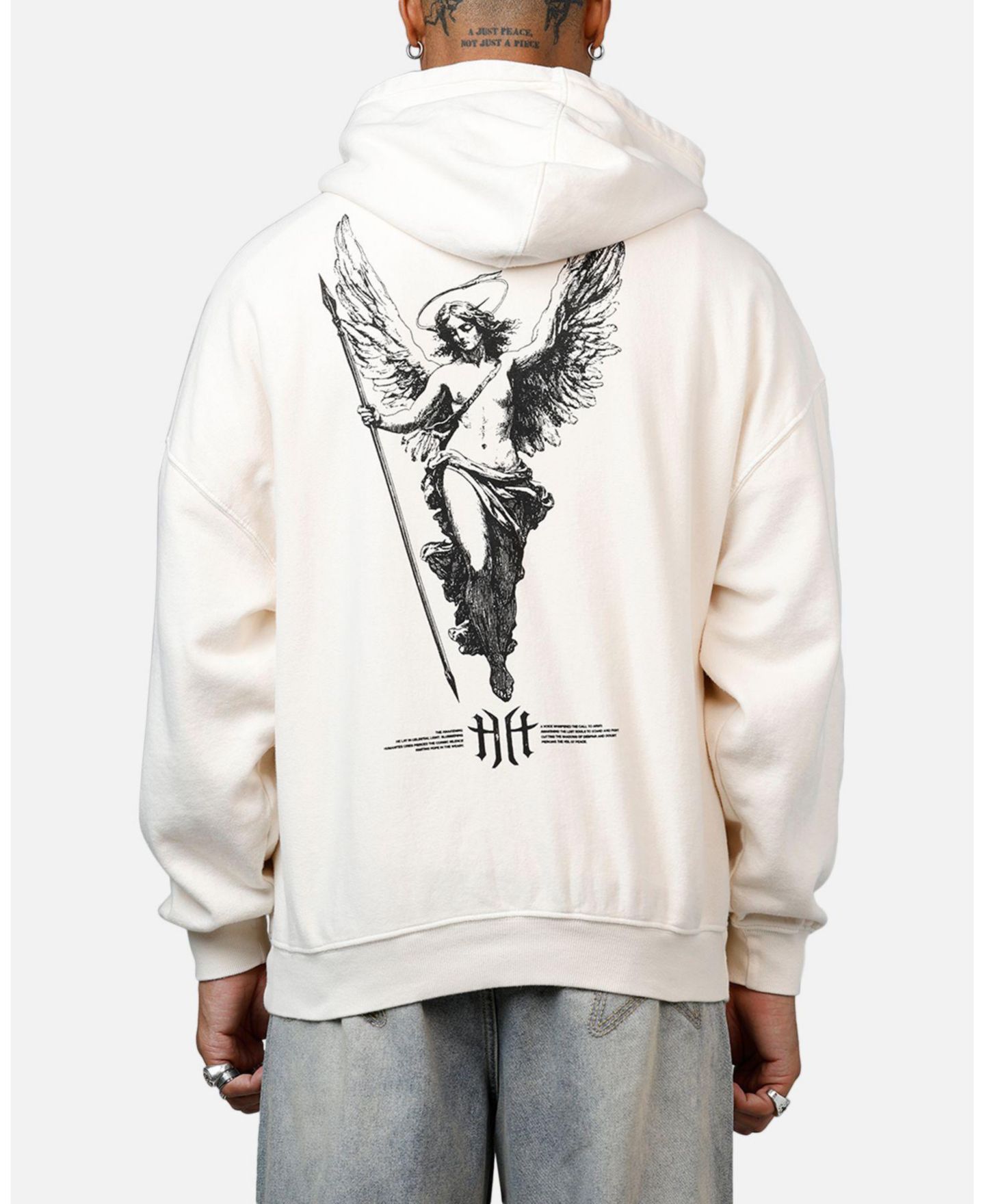 Мужское худи SAINT MORTA Awakening Premium Off White — фото 3