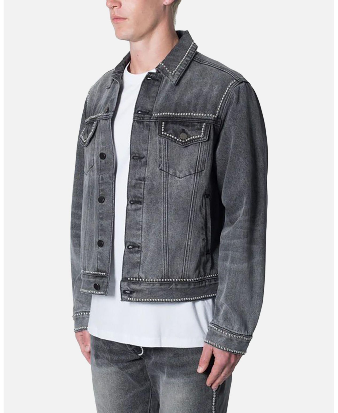 Мужская куртка mnml Flat Studded Trucker — фото 2