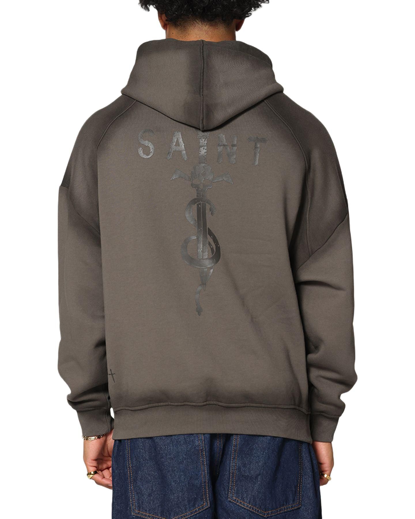 Мужское худи SAINT MORTA Daggers Premium, цвет: Коричневый — фото 2