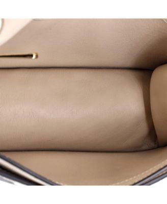 Medium Gancini Turnlock Flap Bag Printed Leather