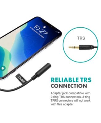 IMA-2 Headphone Adapter - 3.5mm TRS to Lightning - Compatible with iPhone and iPad
