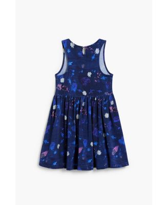 Girls Girls's Short flared floral dress