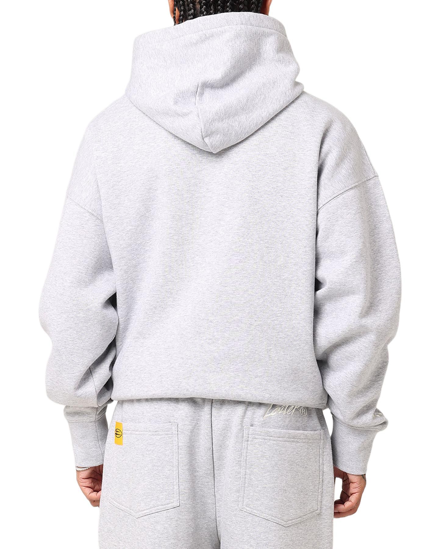 Мужское худи Loiter Big & Tall Hybrid Premium Grey Marle — фото 3