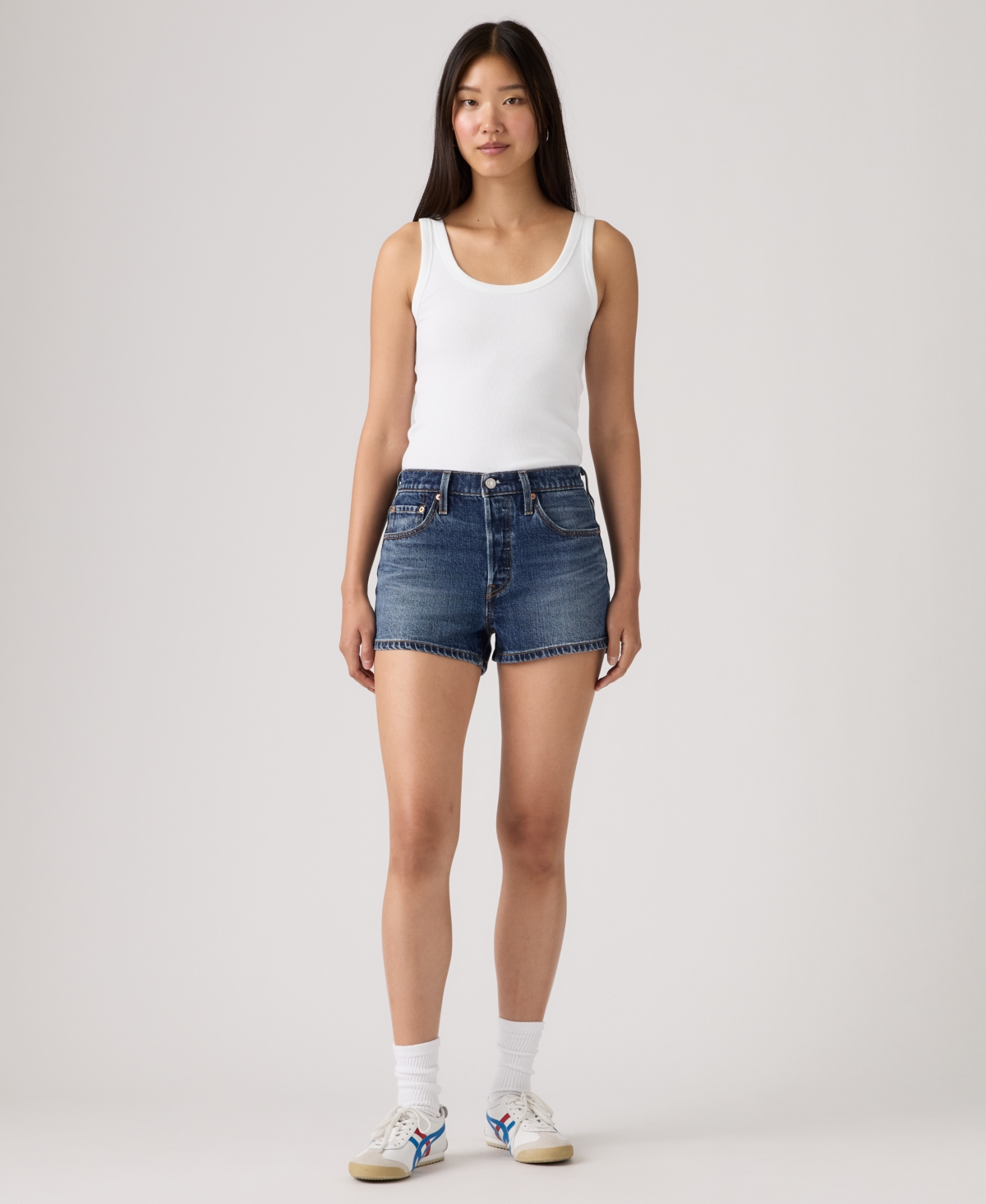 Levi's Juniors' 501 Original High-Rise Shorts - Bottom Place