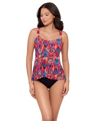 Women's Printed Underwired Tankini Top