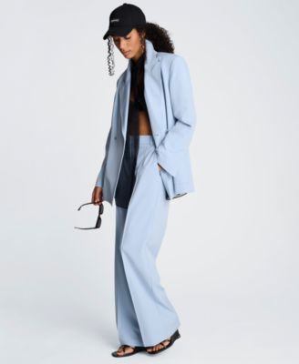 Women's Pintuck Wide Leg Pants